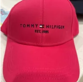 [S] TOMMY HILFIGER 69J9326 HILFIGER BASEBALL CAP,PINK, 197232114763 (STH470)