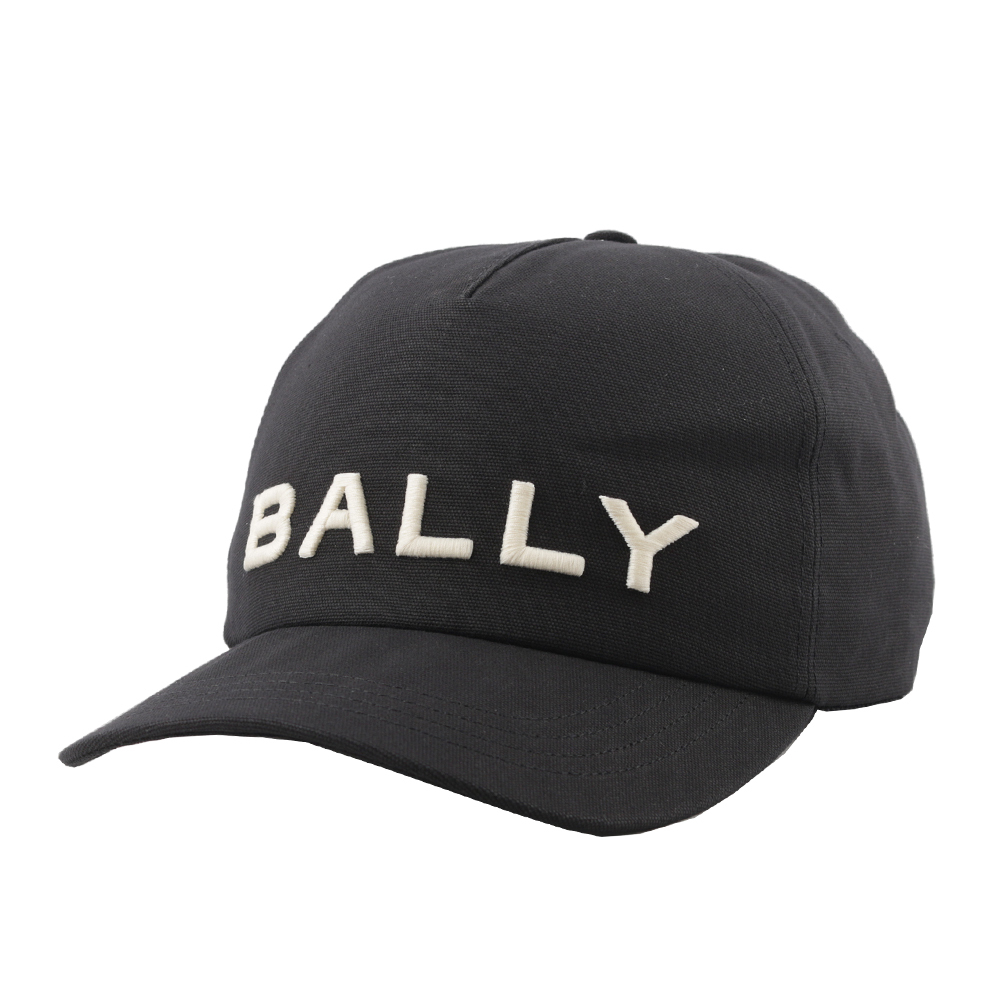 【BALLY】Logo 棉質棒球帽(黑色) 6305126
