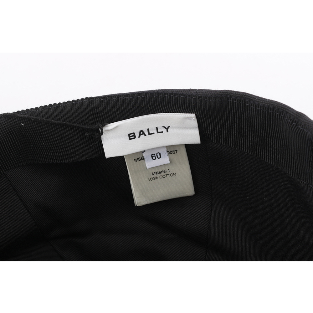 【BALLY】Logo 棉質棒球帽(黑色) 6305126