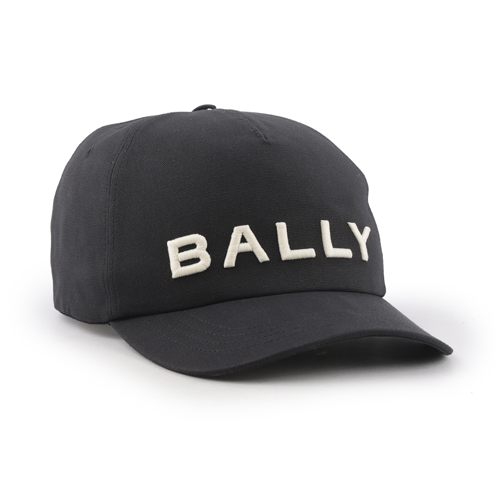 【BALLY】Logo 棉質棒球帽(黑色) 6305126