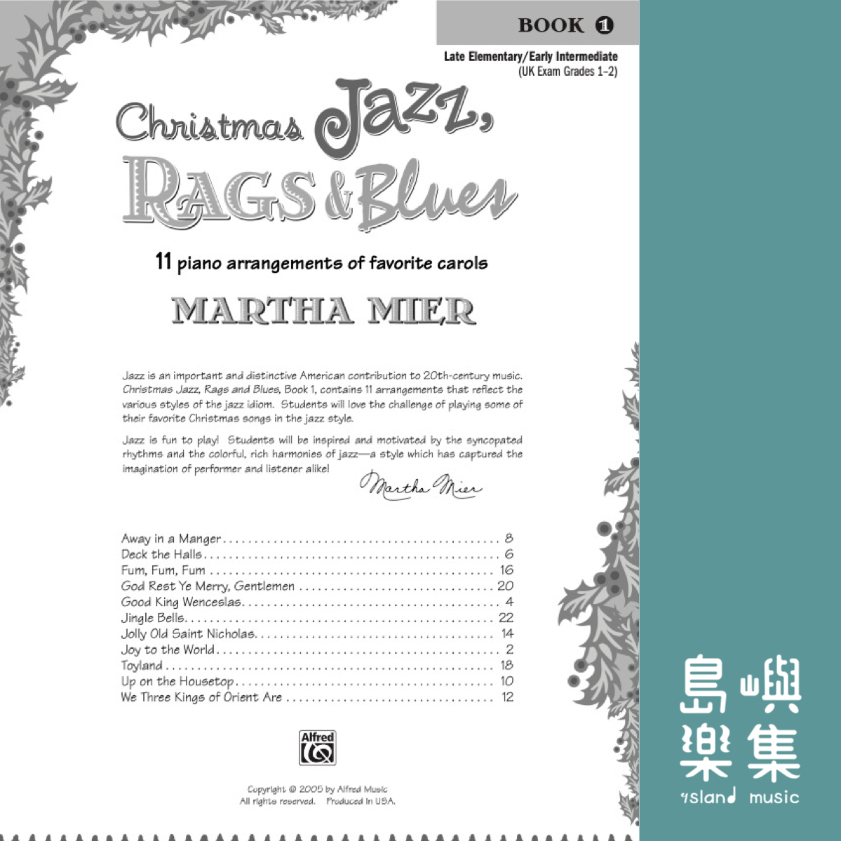 Christmas Jazz, Rags & Blues, Book 1