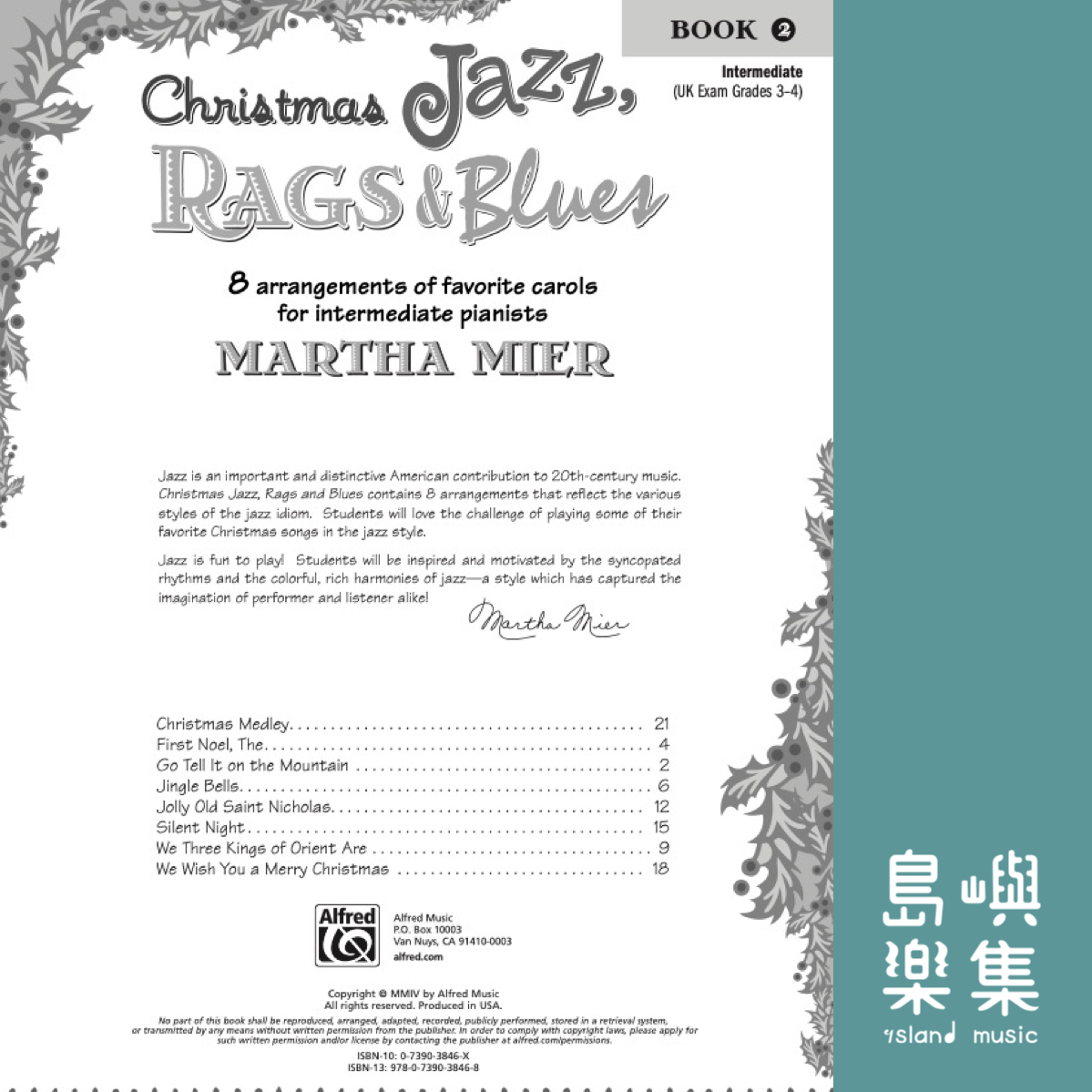 Christmas Jazz, Rags & Blues, Book 2