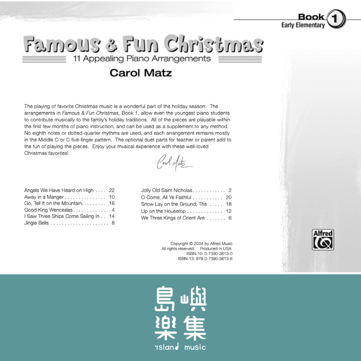 FAMOUS & FUN CHRISTMAS 1/PNO