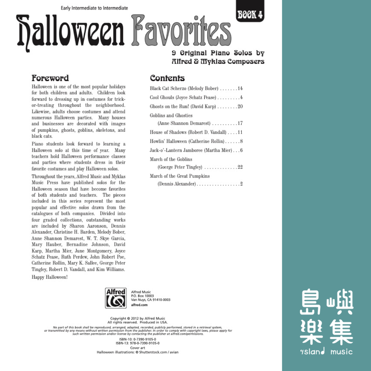 Halloween Favorites, Book 4