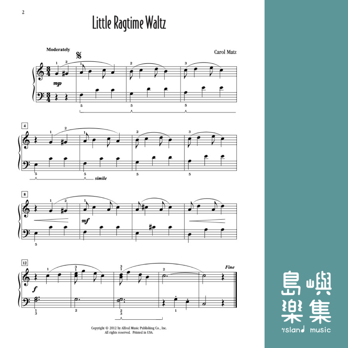 Little Ragtime Waltz