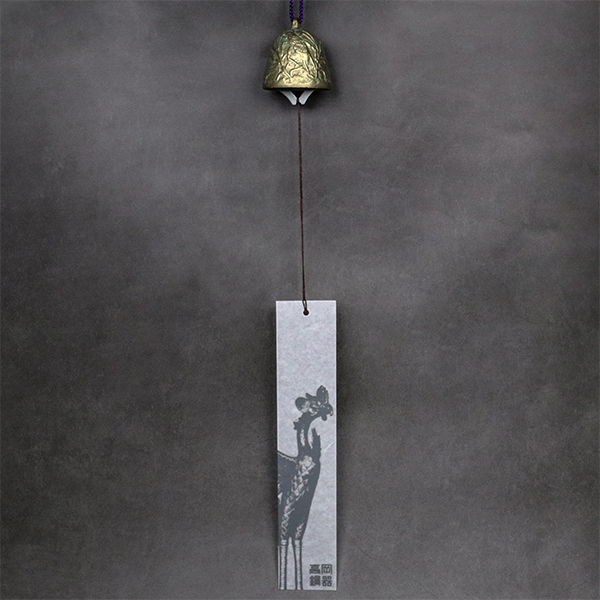 【高岡銅器】蟋蟀風鈴-青銅色