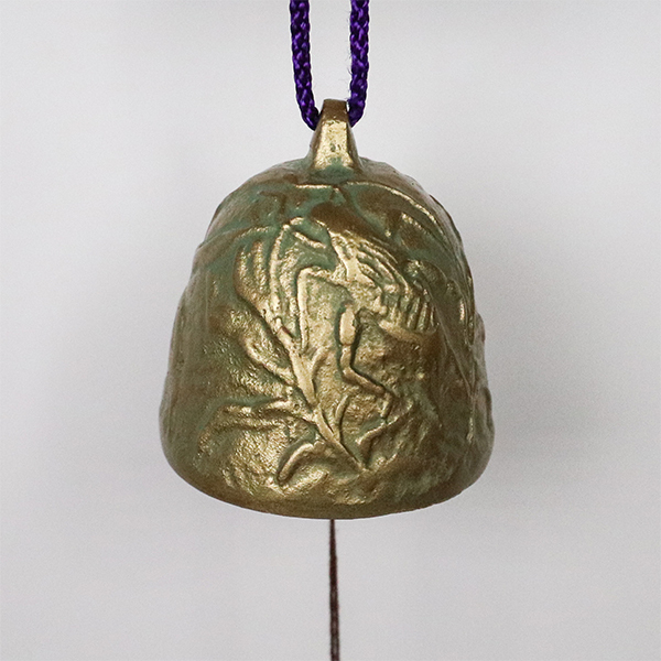 【高岡銅器】蟋蟀風鈴-青銅色