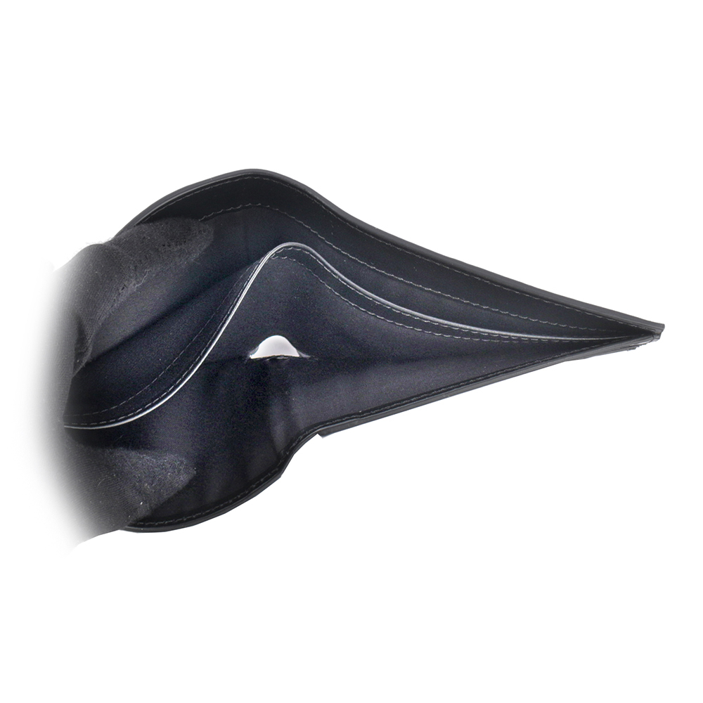 【MONTBLANC 萬寶龍】Meisterstuck 4810 系列牛皮對開8卡短夾(黑色) 130927