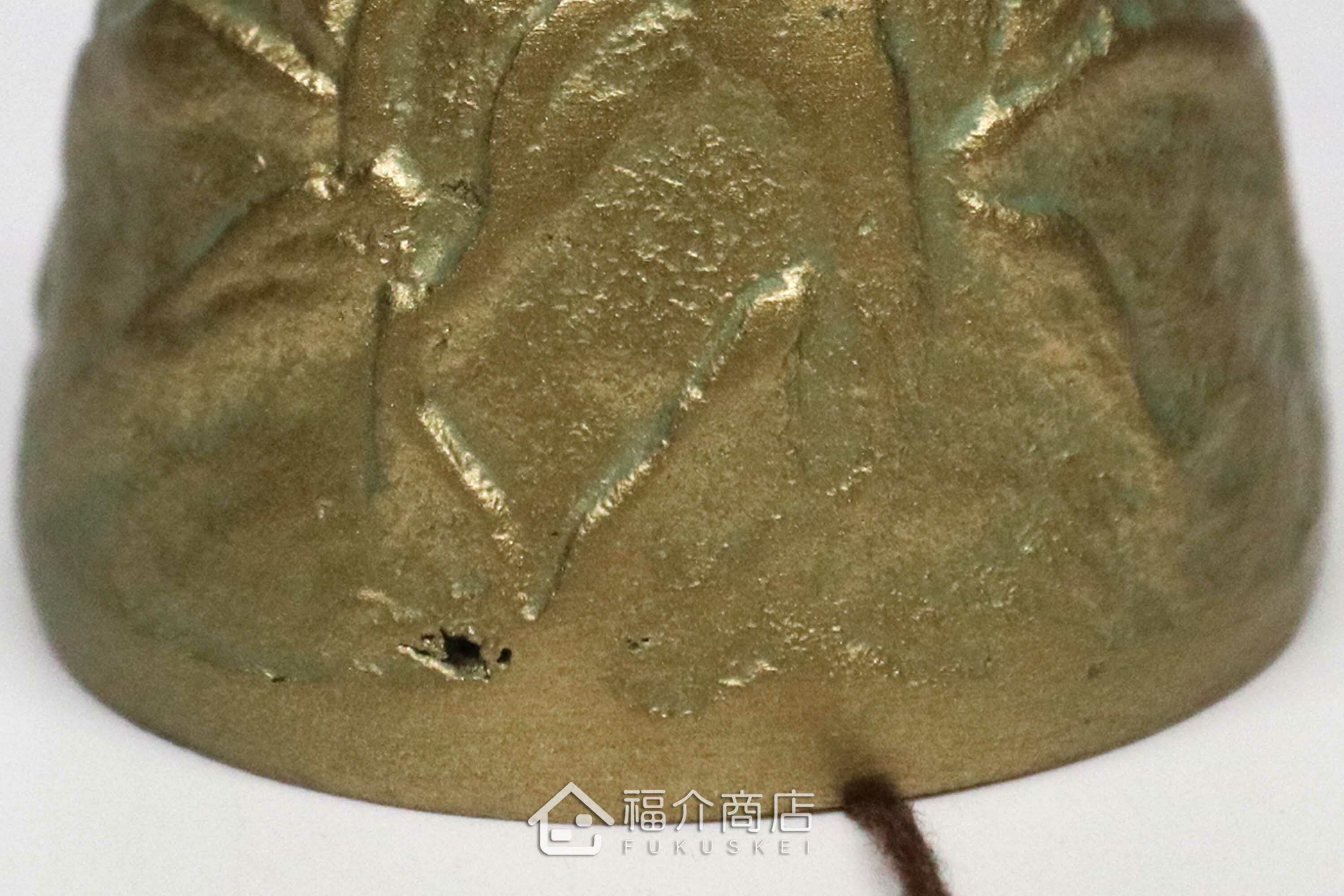 銅製的青銅色蟋蟀造型風鈴