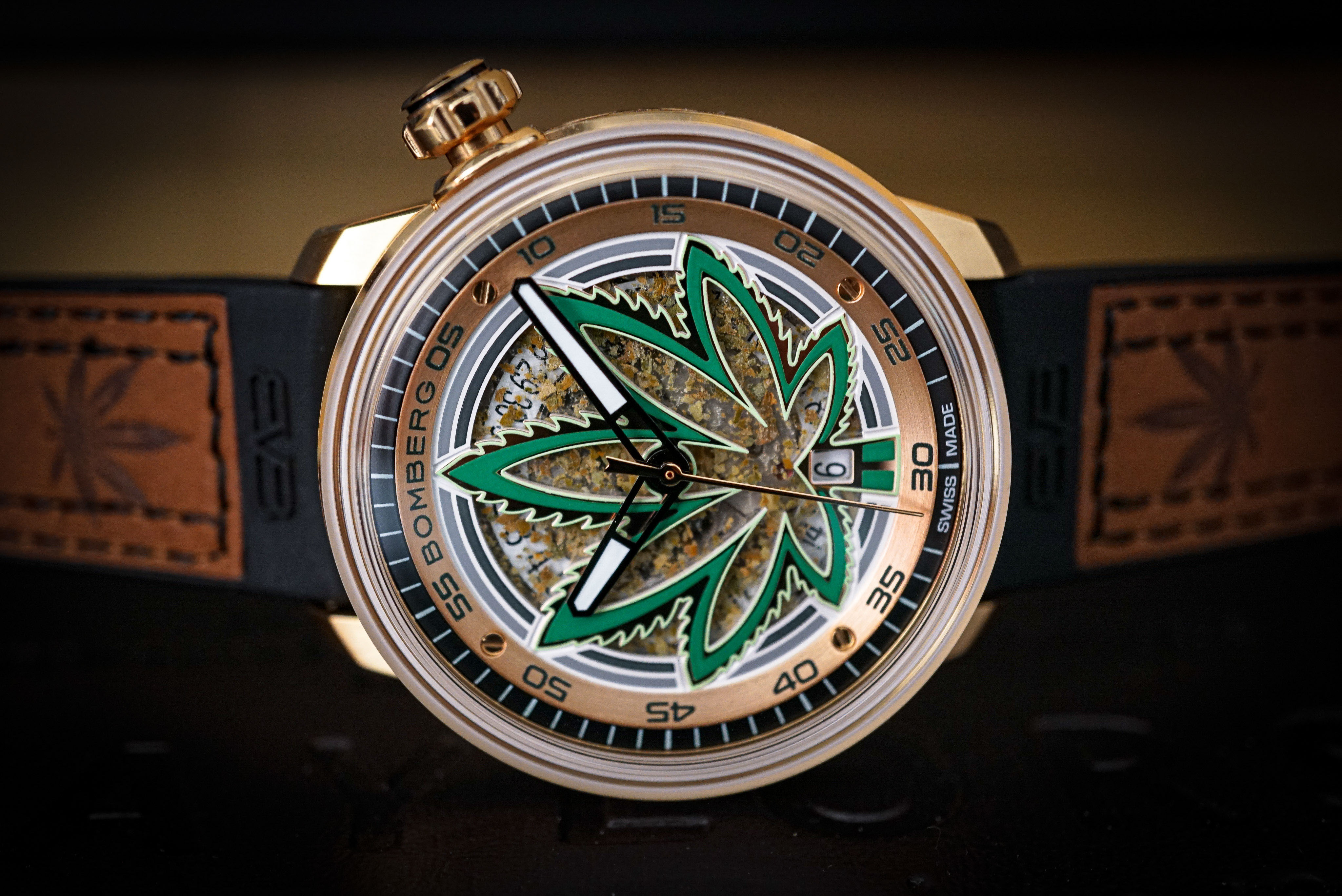 BOMBERG BB-01自動機械系列 CBD Golden腕錶