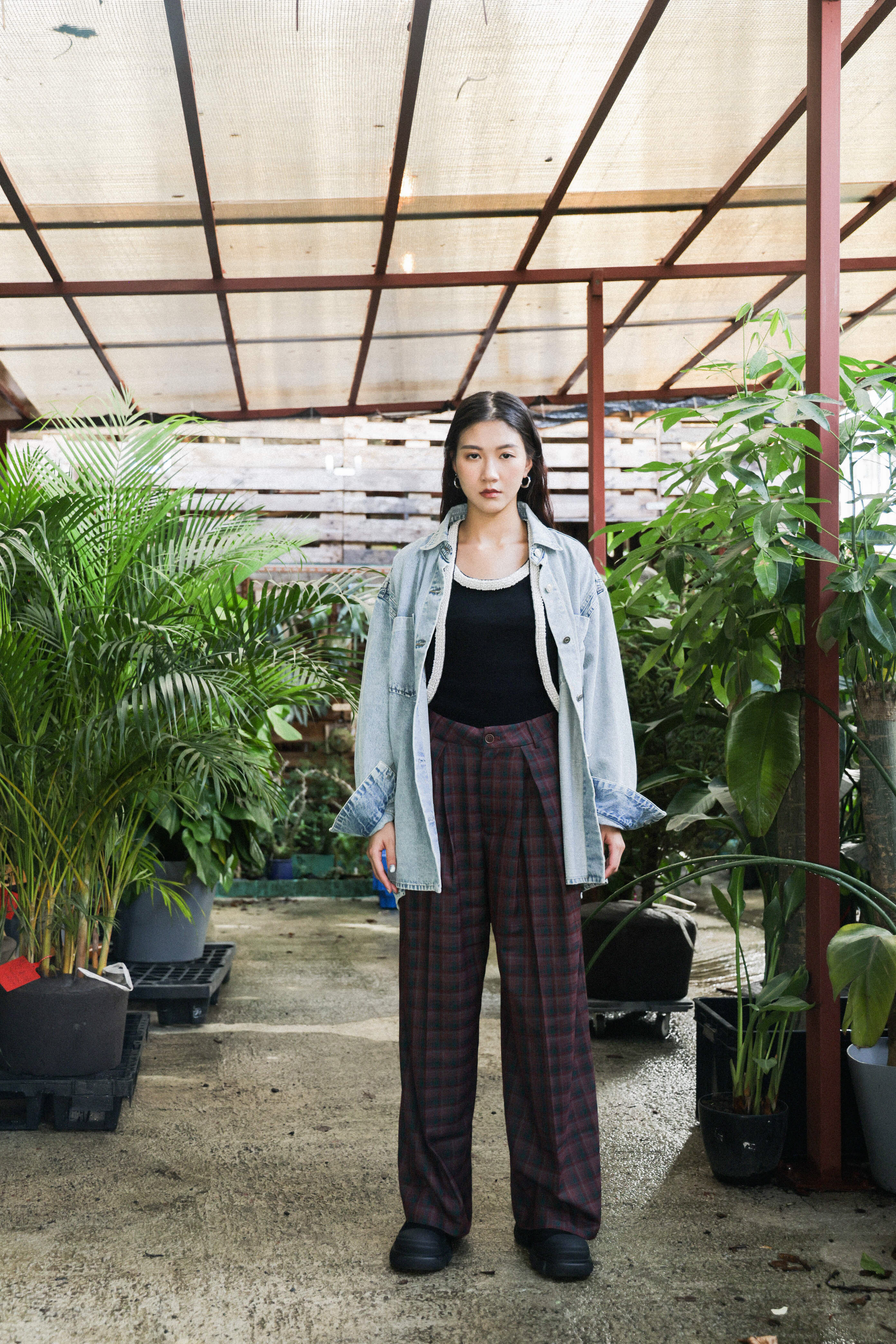 石磨洗水大袋恤衫牛仔褸（現貨款式）