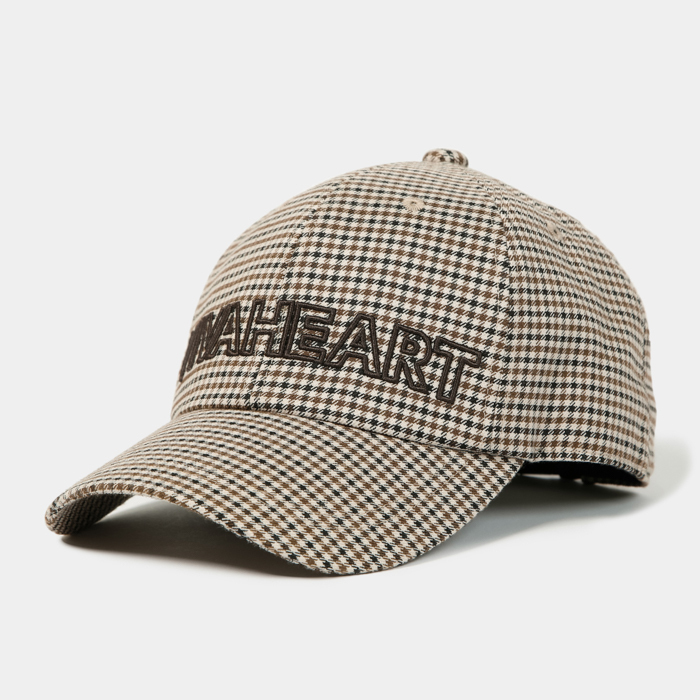 女士-千鳥格球帽