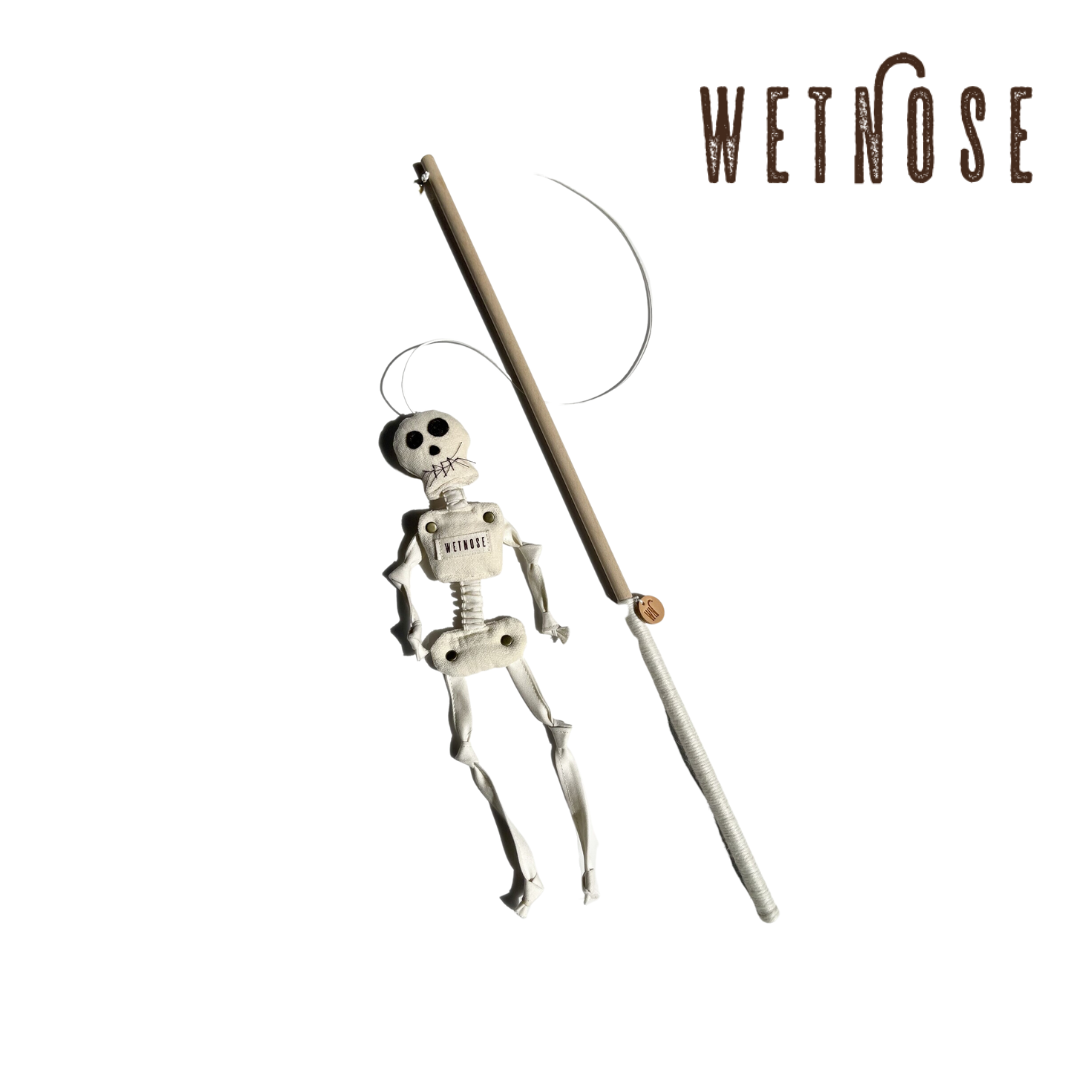 WETNOSE 骷髏頭逗貓棒Skeleton