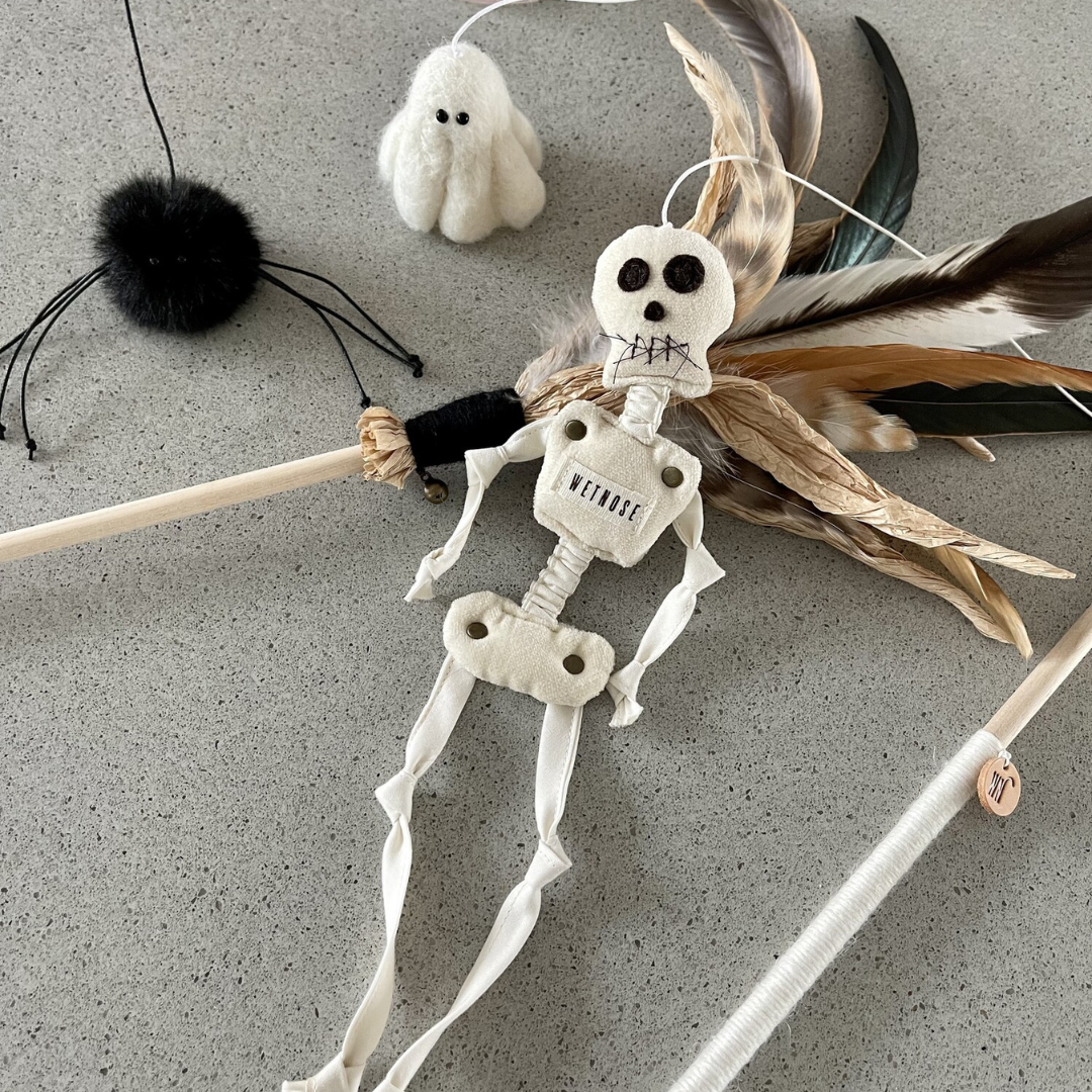WETNOSE 骷髏頭逗貓棒Skeleton