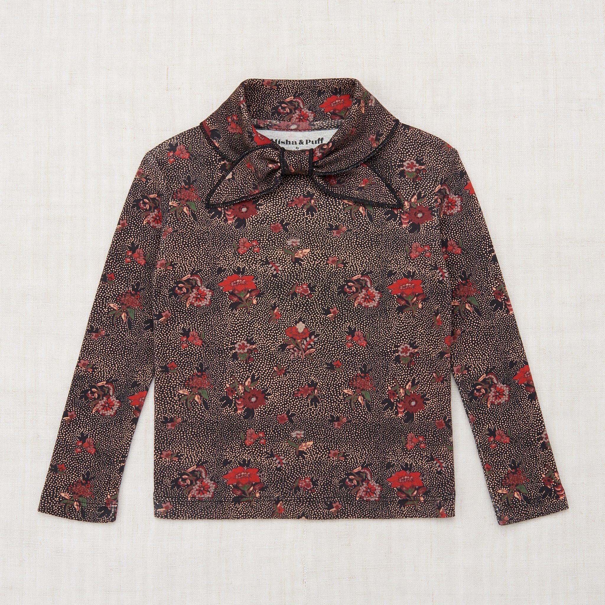 Misha & Puff - Scout Top - Licorice Holyoke Floral