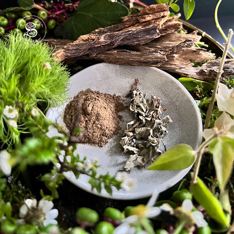 純淨之風香粉｜艾草沉香複方薰香・空間淨化・除穢避邪・磁場清理 -光之薩滿