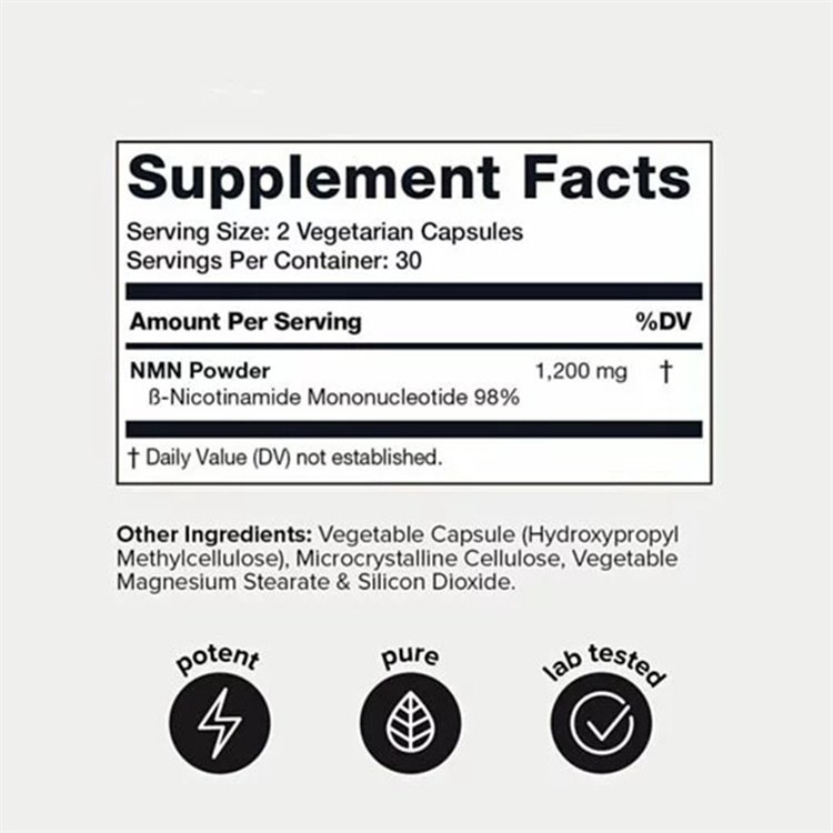 Toniiq NMN 600 mg 98% Extract ,60 Capsules