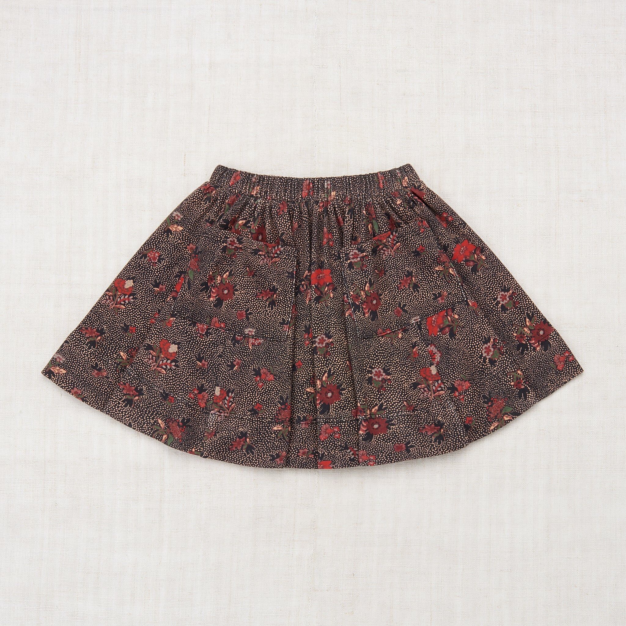 Misha & Puff - Circle Skirt - Licorice Holyoke Floral