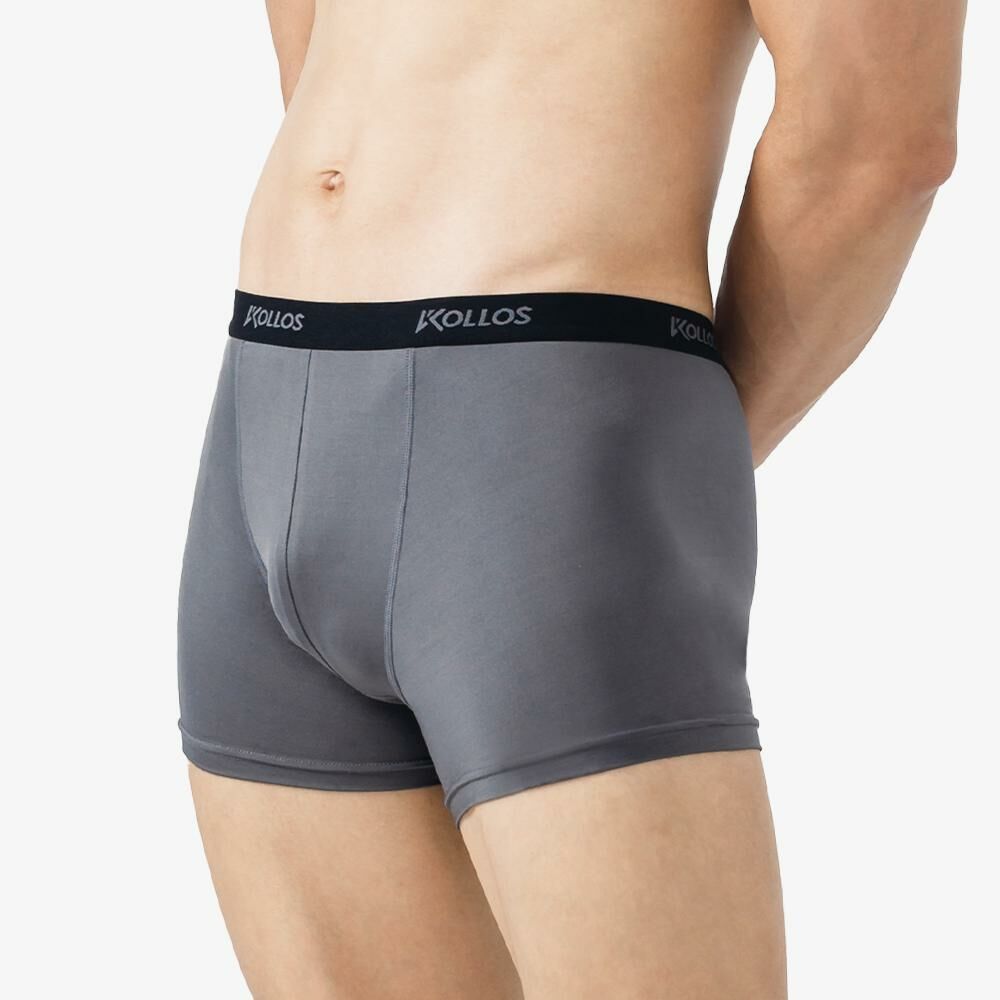男樂活內褲-雲鐵灰