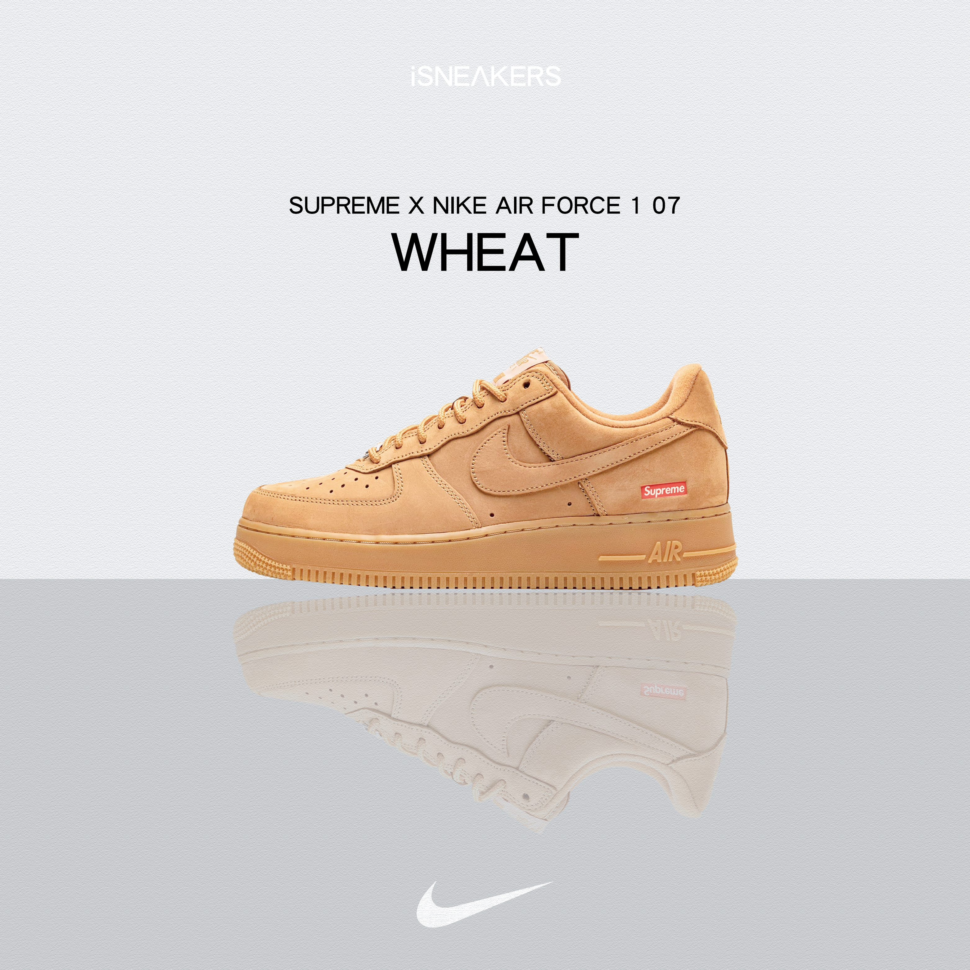 iSNEAKERS｜Supreme X Nike Air Force 1 Low 