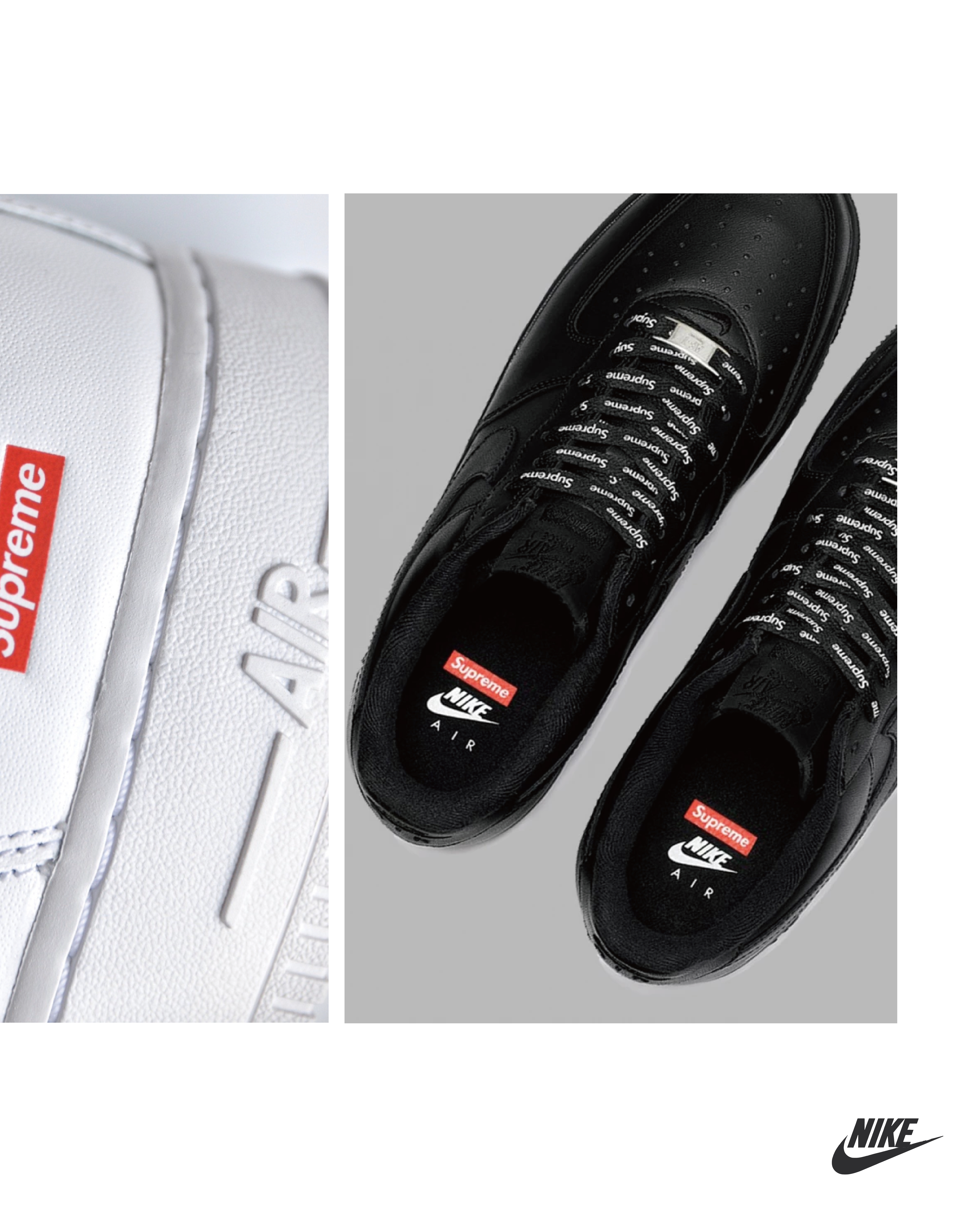 iSNEAKERS｜Supreme X Nike Air Force 1 Low 