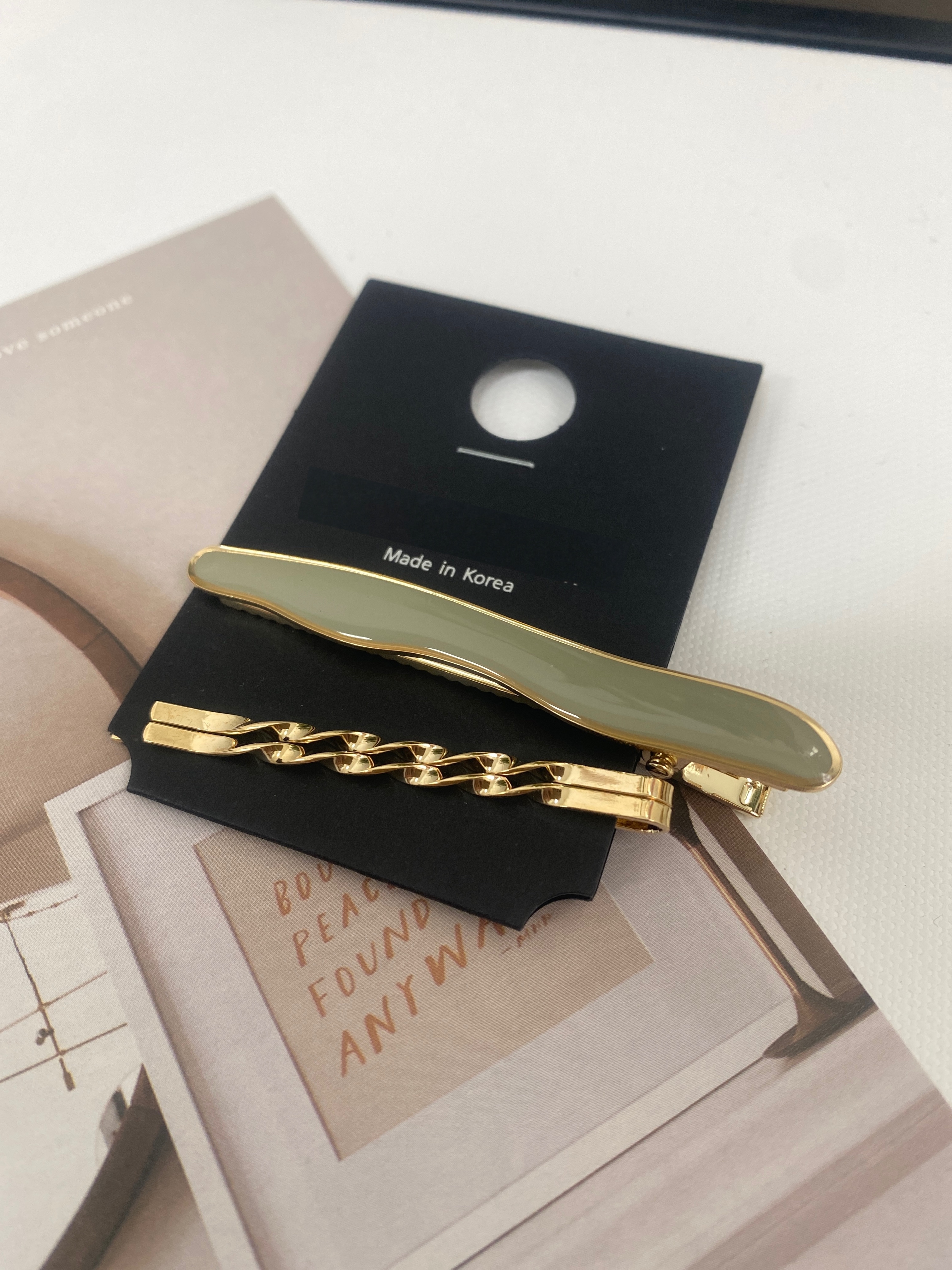 【髮飾】HP0011不規則波浪邊髮夾set