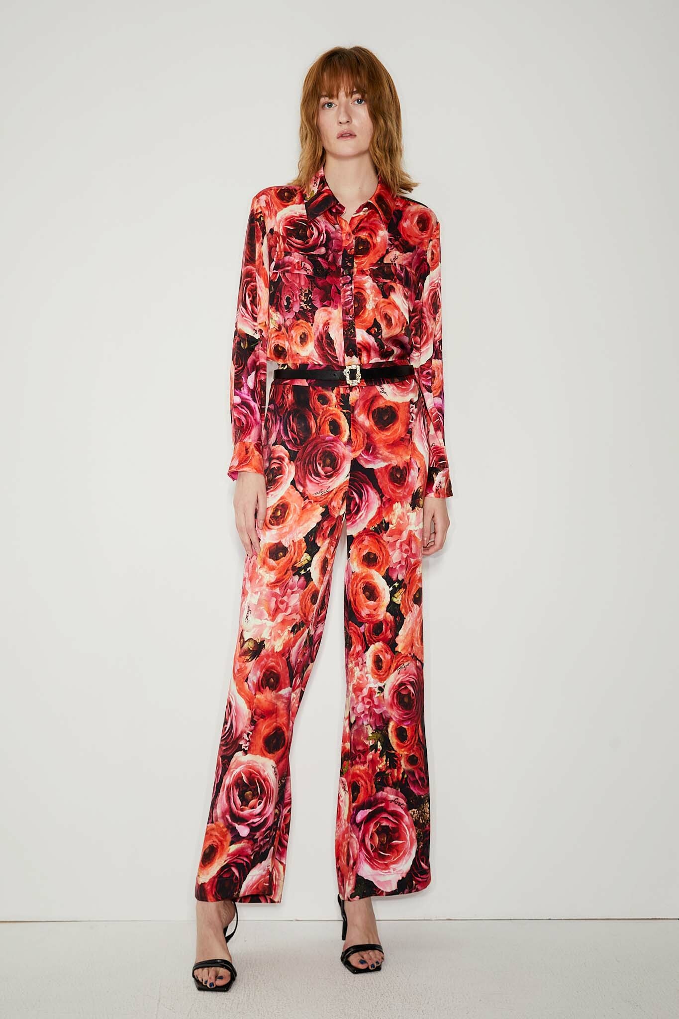 BC15005B1 玫瑰山谷玫瑰嘉年華寬褲