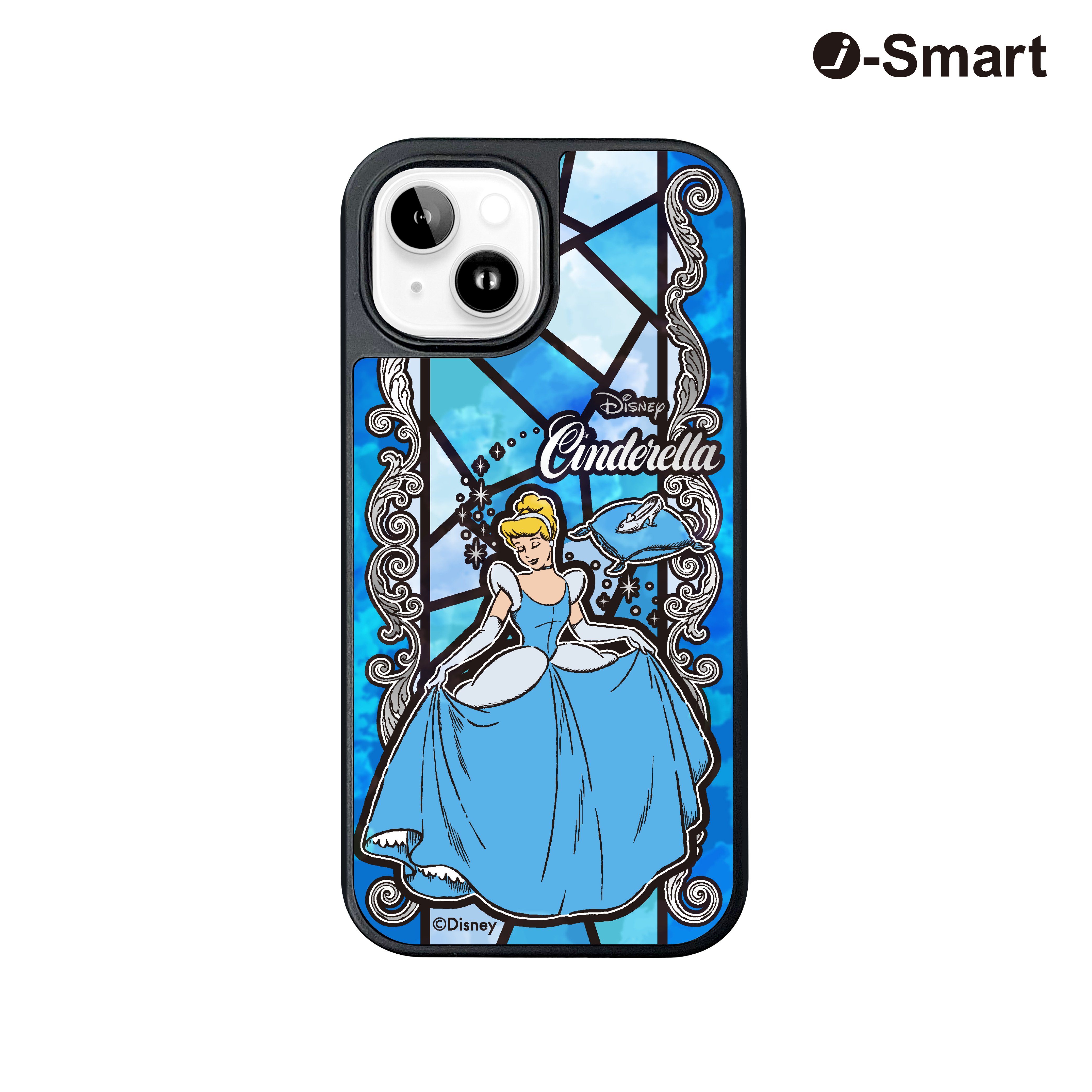 i-Smart迪士尼公主系列彩繪玻璃手機殼-灰姑娘 Cinderella