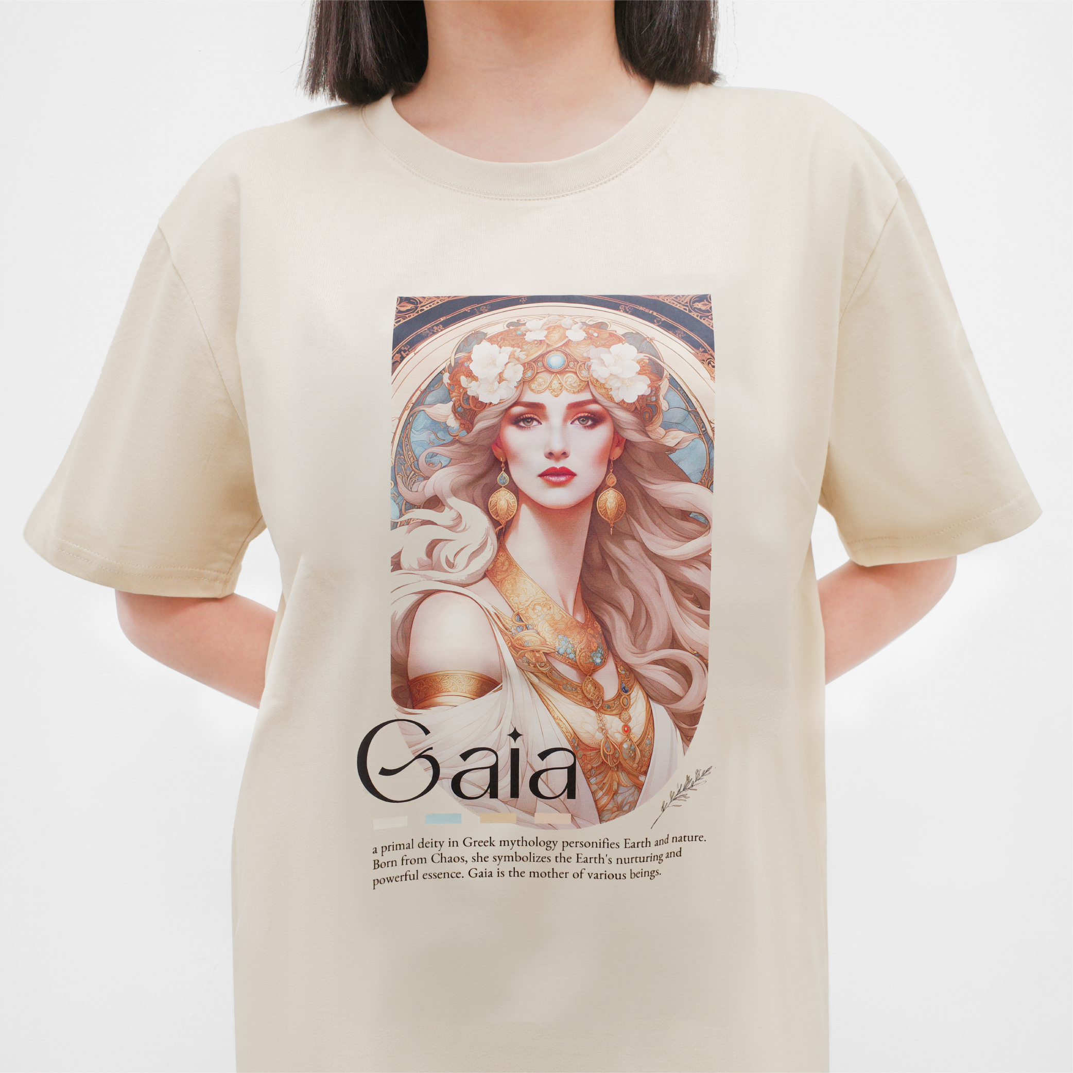 藝術T恤｜GAIA《深邃魅力》卡其