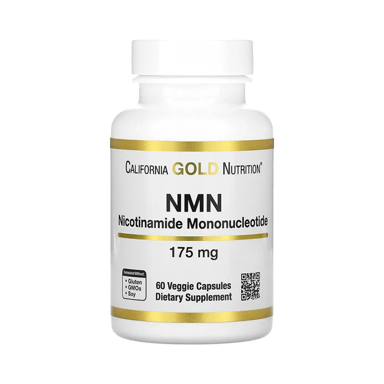California Glod Nutrition NMN 175 mg  Extract ,60 Capsules