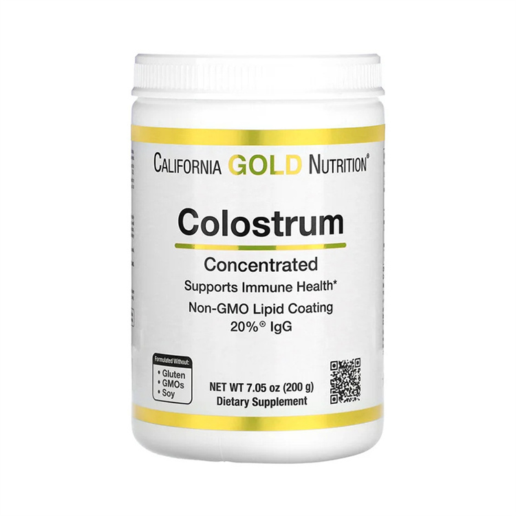 California Gold Nutrition Colostrum Powder 20% IgG, 200g