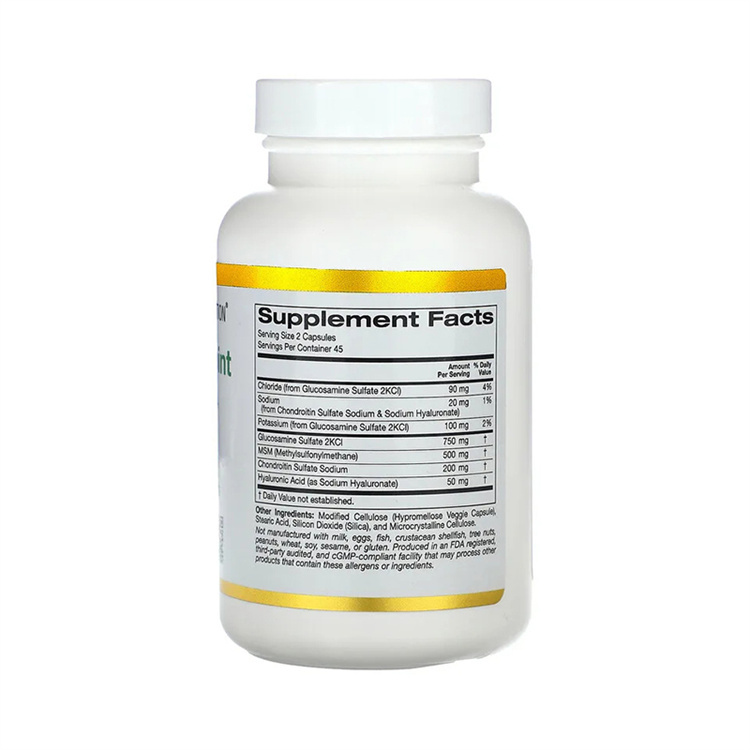 California Gold Nutrition Glucosamine, Chondroitin, 90 Veggie Caps