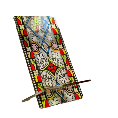 印象交易所 Wemember HK 亞加力彩花紋手機架| 伯大尼之光 聖約翰之光| 背靠良光 留住良善的光| 香港設計 台灣製造