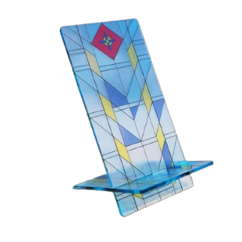 印象交易所 Wemember HK 亞加力彩花紋手機架| 伯大尼之光 聖約翰之光| 背靠良光 留住良善的光| 香港設計 台灣製造