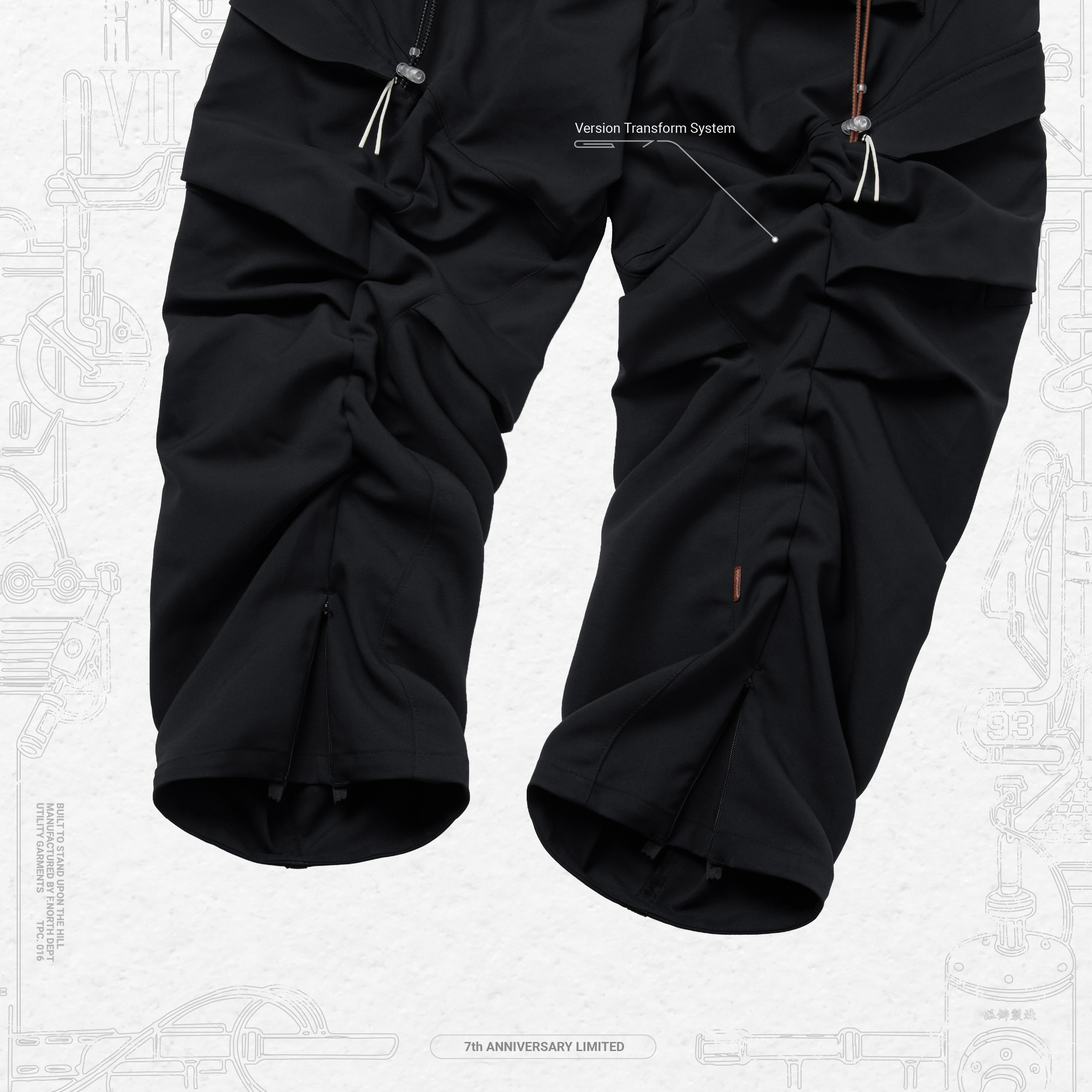 G7-P1” Zettabyte 4D Utility Pants - Shadow G7-P1” Zettabyte 4D Utility Pants - Shadow