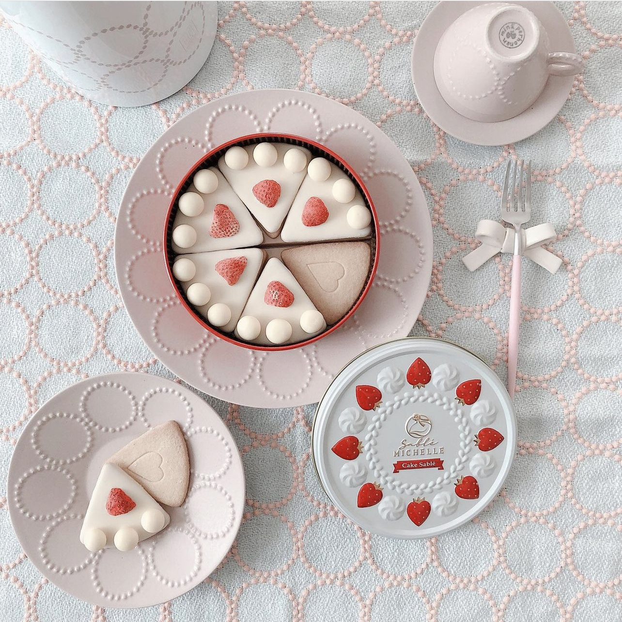 Sablé MICHELLE｜草莓蛋糕曲奇脆餅