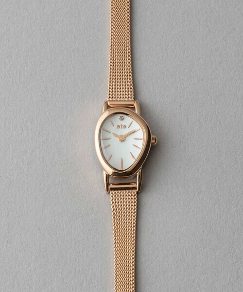 [連線優惠] ete 寶石切割錶盤｜金屬網帶腕錶