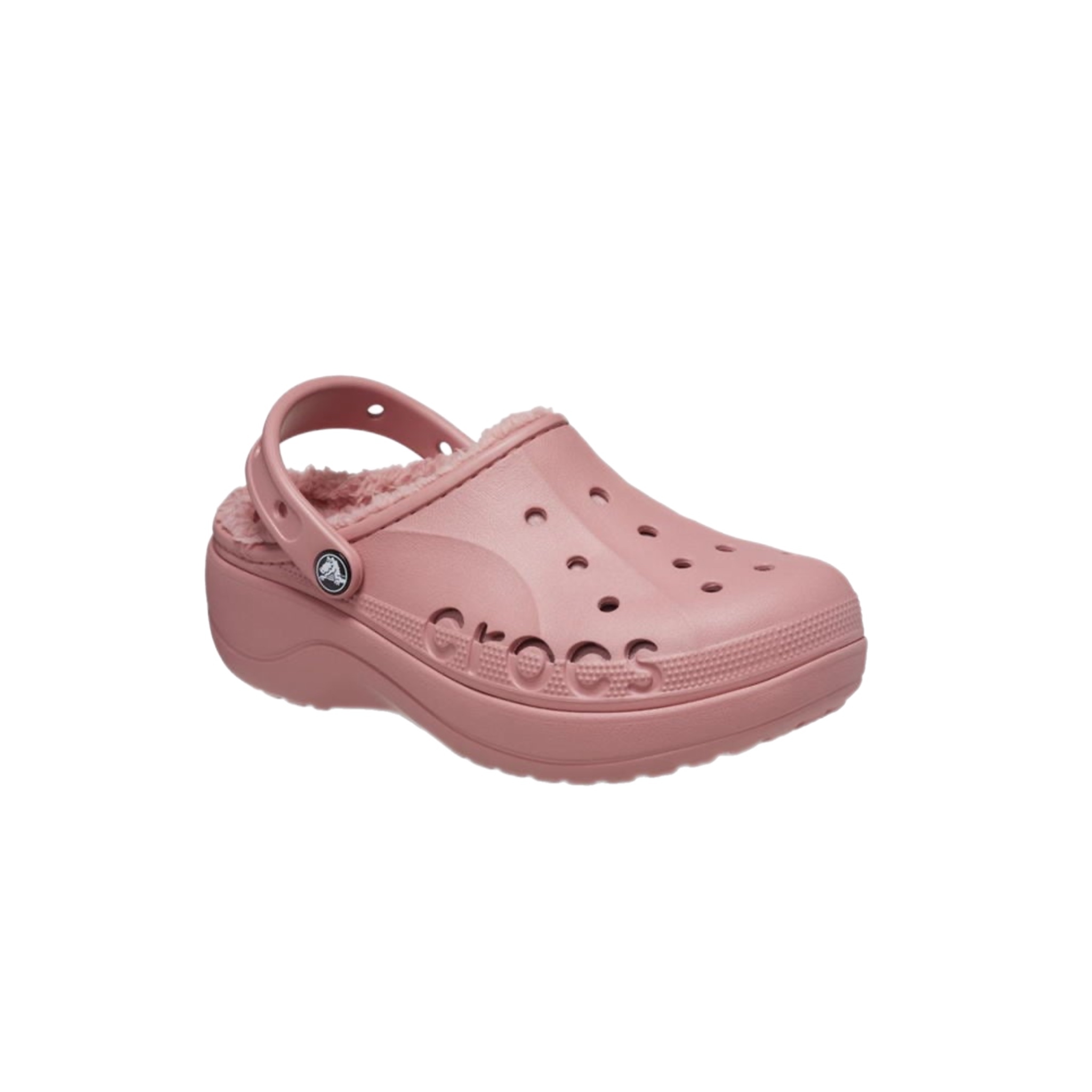 CROCS BAYA PLATFORM LINED CLOG 毛毛 貝雅雲朵 洞洞鞋