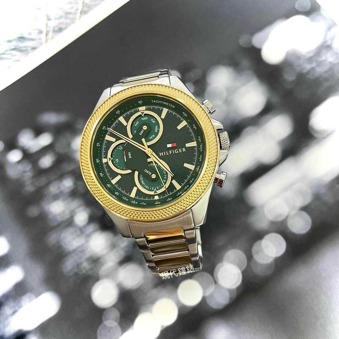 【Tommy Hilfiger】競速造型大錶徑男錶 1792079 46mm 現代鐘錶