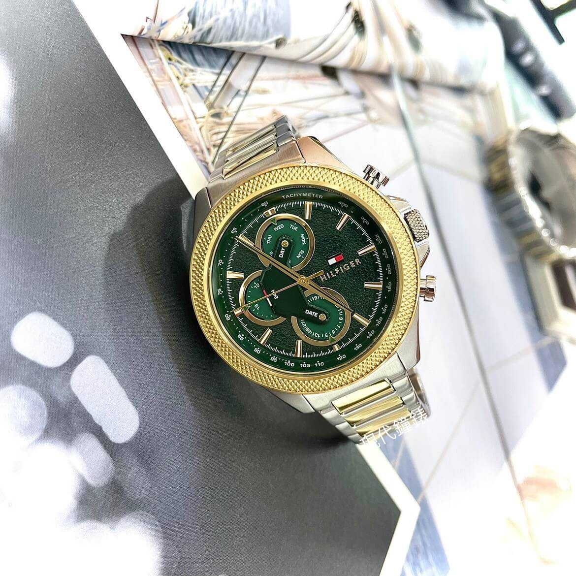 【Tommy Hilfiger】競速造型大錶徑男錶 1792079 46mm 現代鐘錶