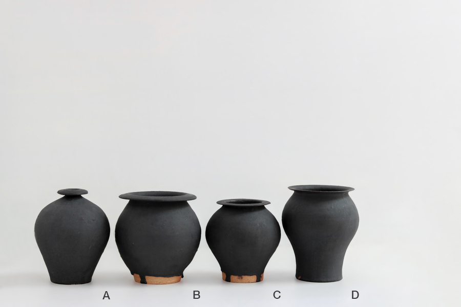 +g 十場天伸-花瓶(黑)