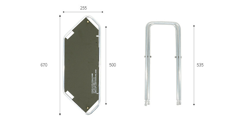 Comma Nine｜Lands 組合邊桌｜銀綠