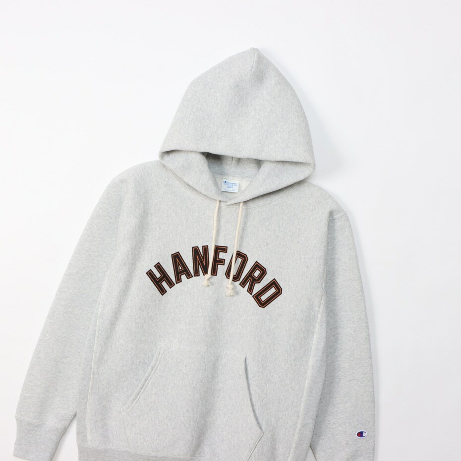 男款-REVERSE WEAVE 11.5oz重磅學院風寬版連帽衛衣-灰色（C3-Y114-040）