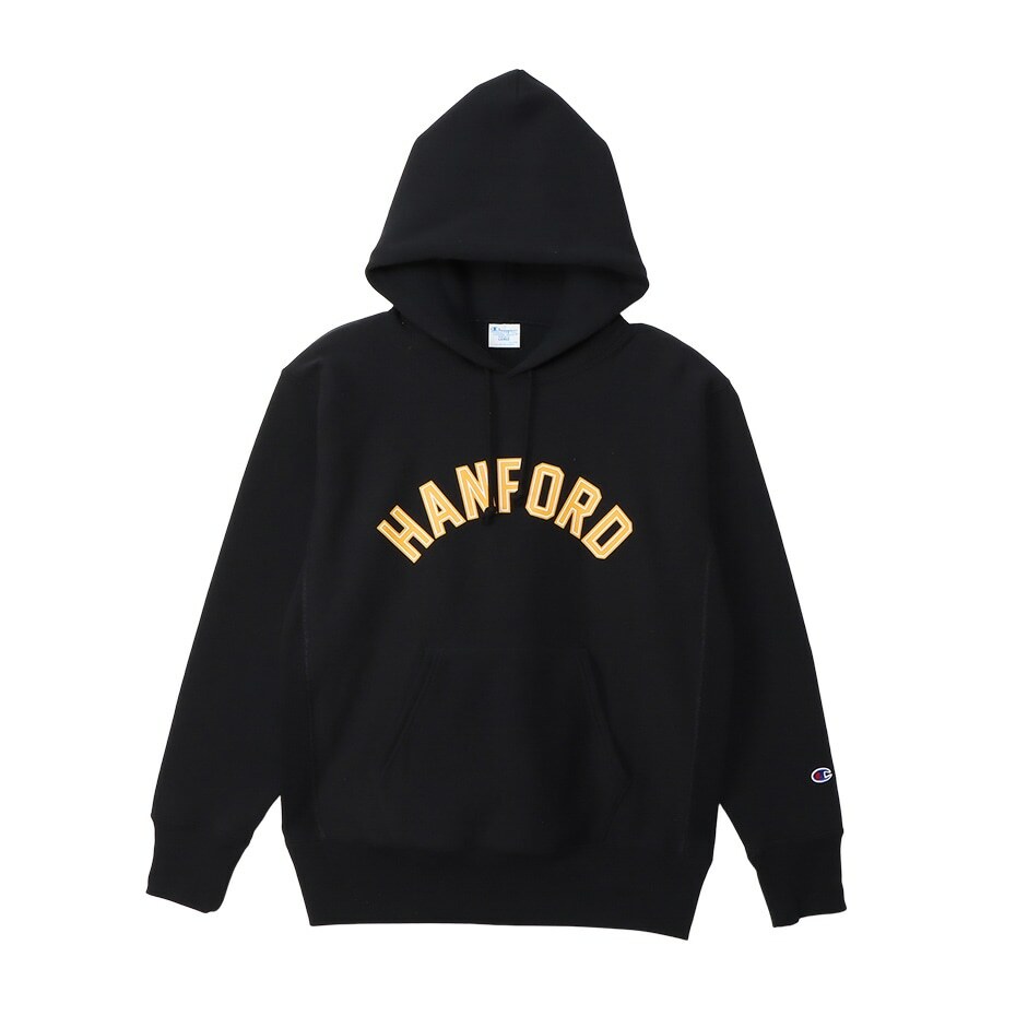 男款-REVERSE WEAVE11.5oz重磅學院風寬版連帽衛衣-黑色（C3-Y114-090）