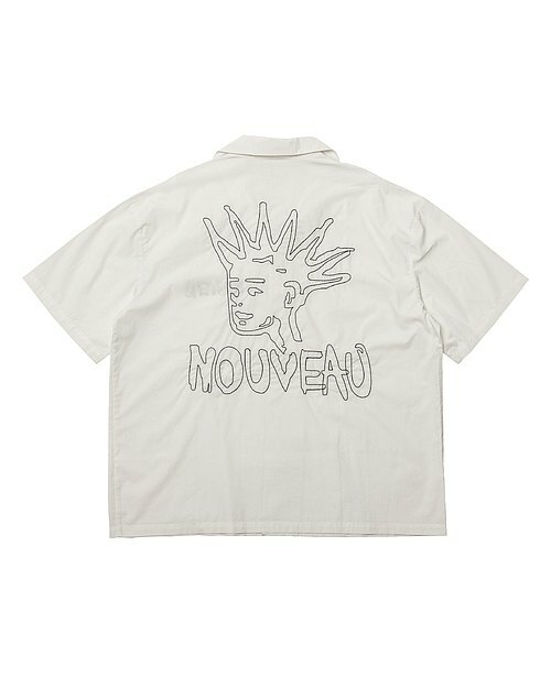NOUVEAU LOOSE SHIRT WITH EMBROIDERY IN COTTON
