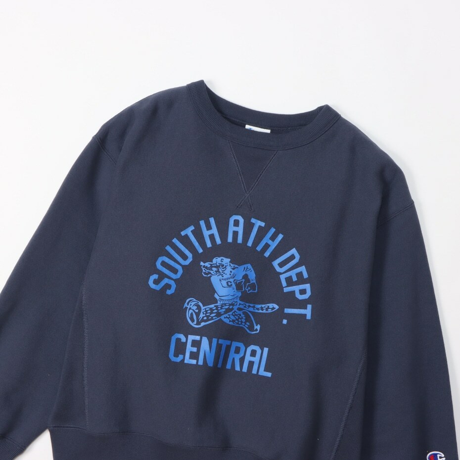 女款- CASUAL 學院風寬版衛衣-深藍（CW-Y002-386）