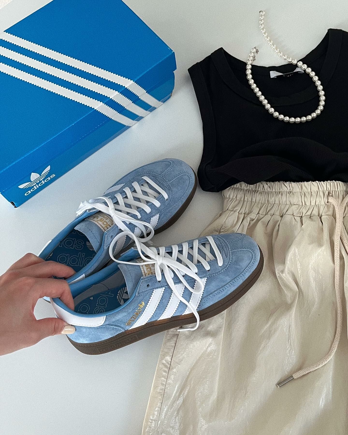 Adidas Originals Handball Spezial 淡藍心動 寶寶藍 麂皮 復古 德訓鞋 BD7632