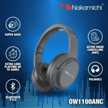 Nakamichi Active Noise Cancelling Wireless Headphone OW1100ANC
