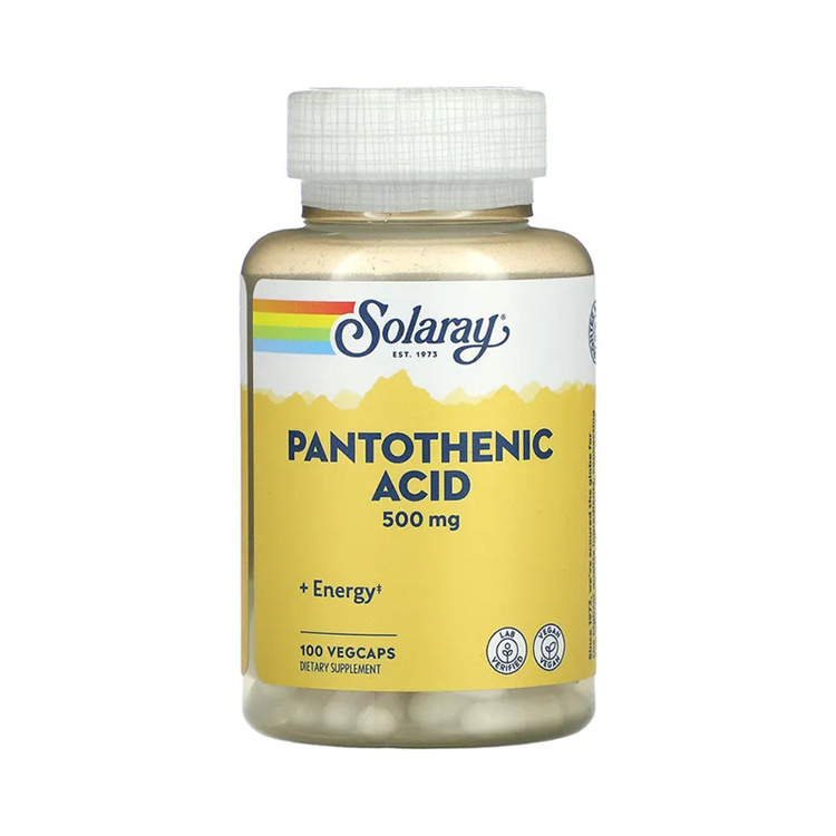 Solaray Pantothenic Acid B5 500 mg ,100 Veg Caps