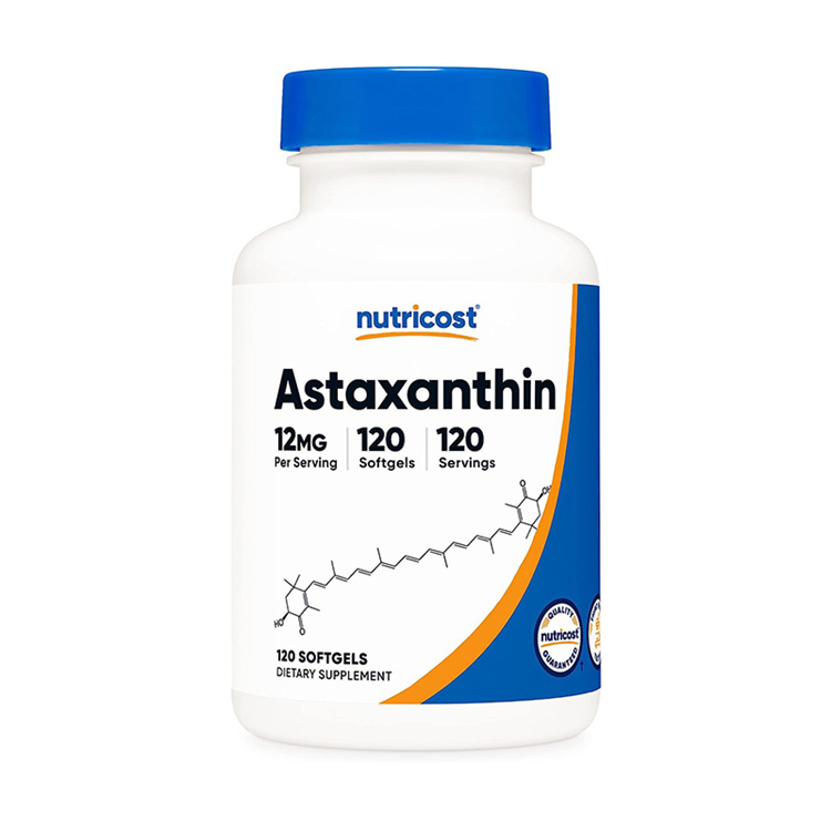 Nutricost Astaxanthin 12 mg ,120 Softgels